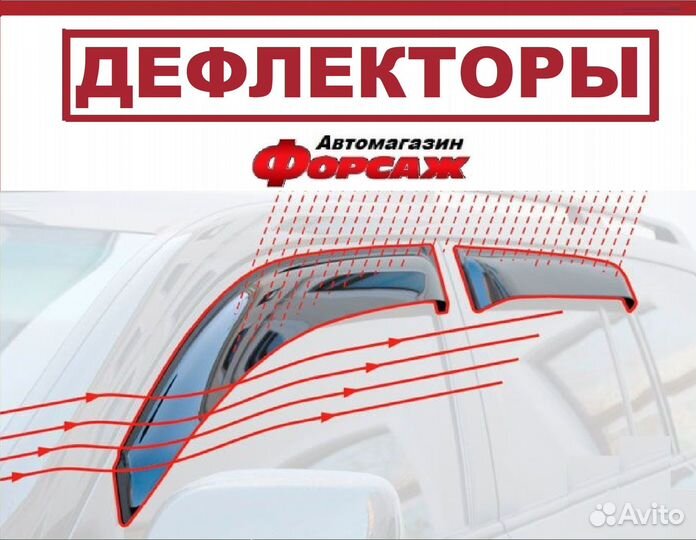 Дефлекторы окон на mitsubishi outlander 2007-2012