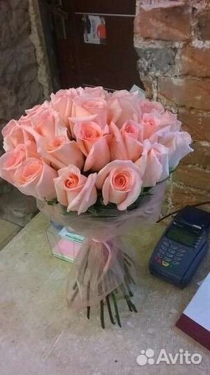 Цветы розы букет