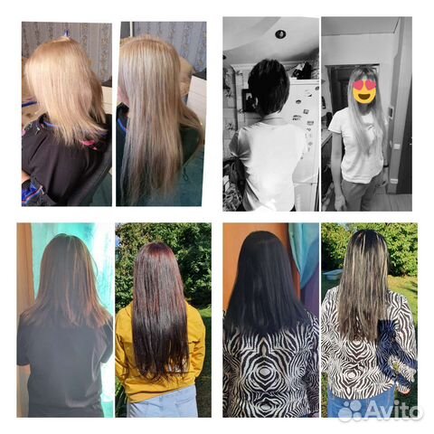 Наращивание волос (нано капсулы), ботокс волос