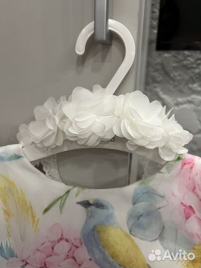 Платье для новорожденной девочки 80