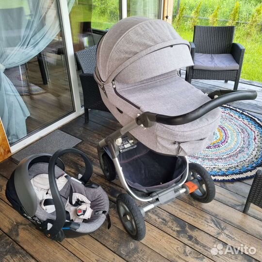 Коляска + автолюлька Stokke Trailz