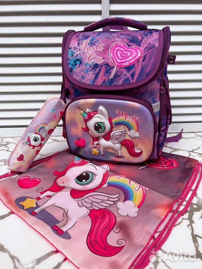 Рюкзак+пенал для девочки