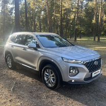 Hyundai Santa Fe 2.2 AT, 2019, 52 652 км, с пробегом, цена 3 300 000 руб.