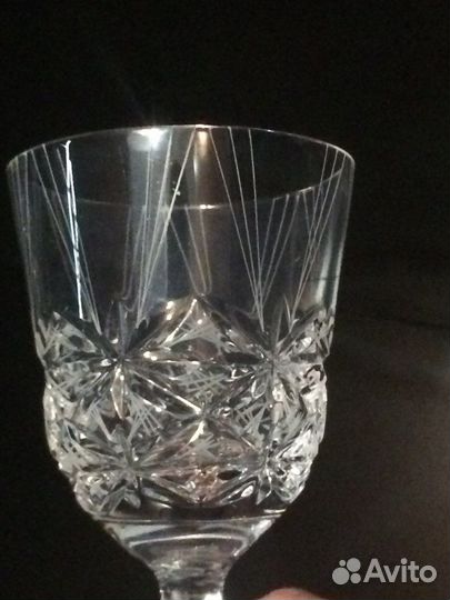 Фужеры хрустальные