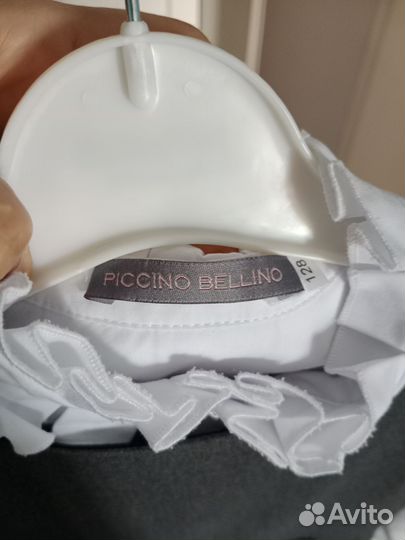 Школьная форма 128 134 серая Piccino bellino