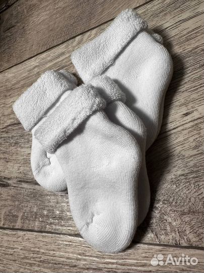 Носочки махровые для новорожденных (3 шт.)