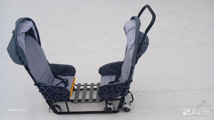 Санки для двух детей