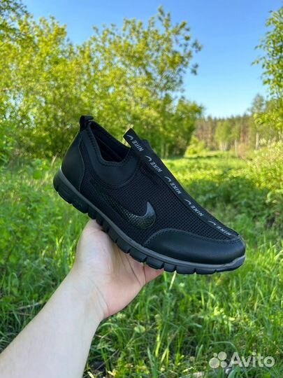 Мужские кроссовки без шнурков Nike free run 3,0