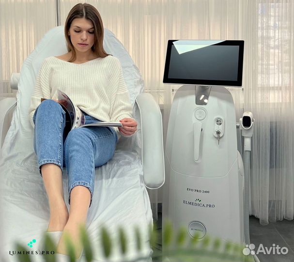 Диодный лазер для эпиляции Lumines. Макс Про 2000вт