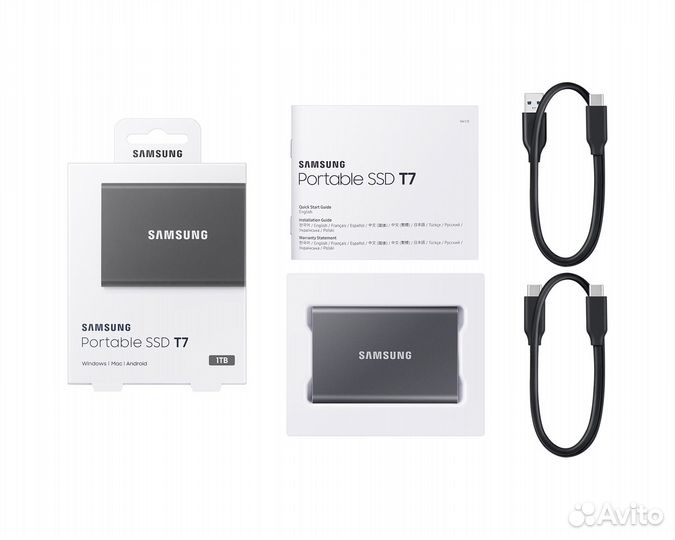 Внешний SSD диск Samsung T7 1TB