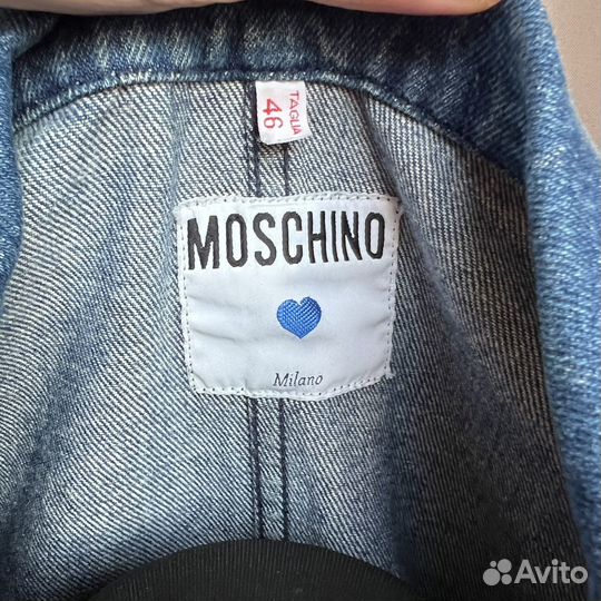 Джинсовая куртка женская moschino винтаж