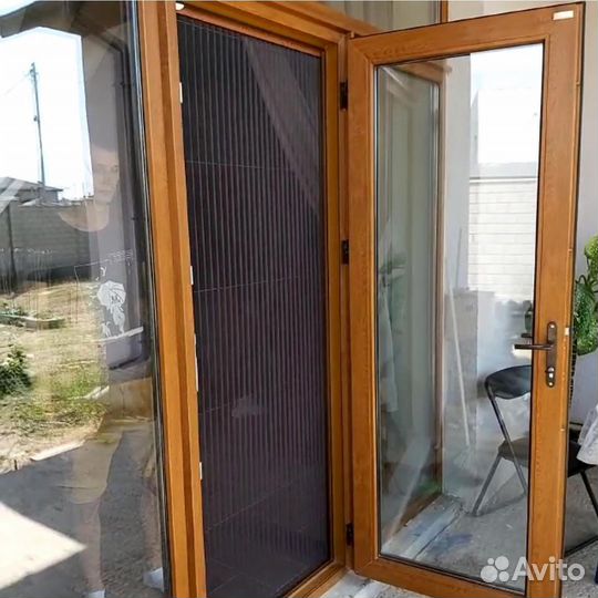 Сетка Гармошка на двери