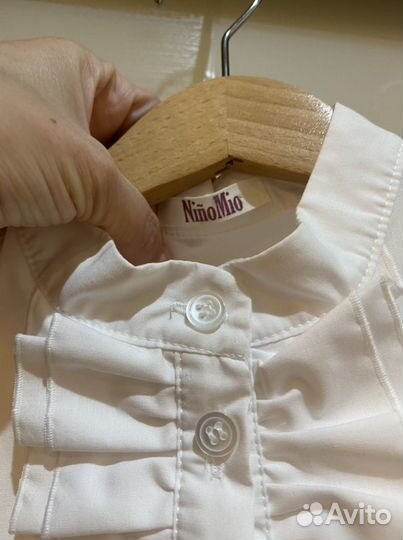 Блузка рубашка белая