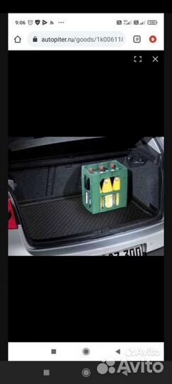 Коврик в багажник Golf 5-6