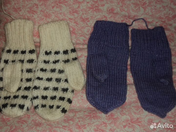 Берет и косынка, варежки