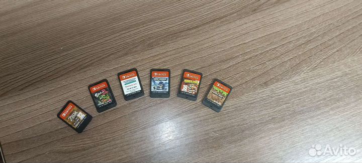 Nintendo switch 6игр наушники чехол накладки