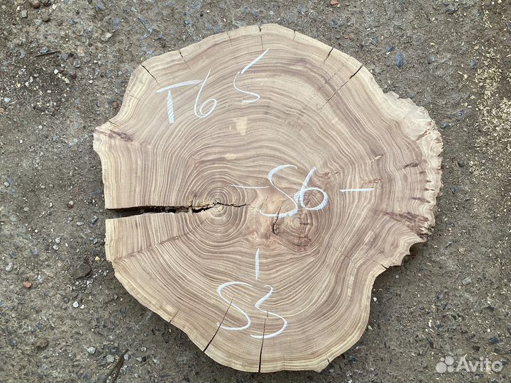 Заготовки для столиков из спилов карагача