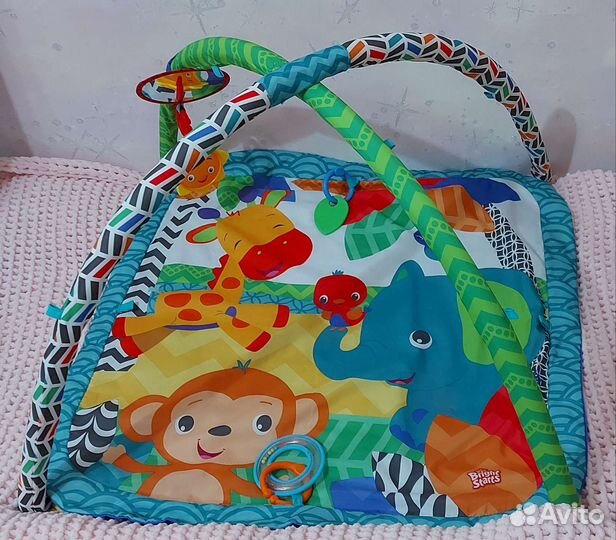 Развивающий коврик bright starts