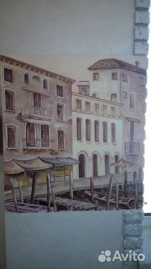 Роспись стен, барельеф