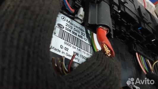 Блок предохранителей mercedes benz C-class W203 (L