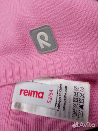 Трикотажная шапочка для девочки reima 52/54