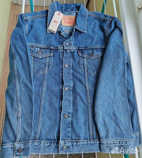 Джинсовая куртка levis xl