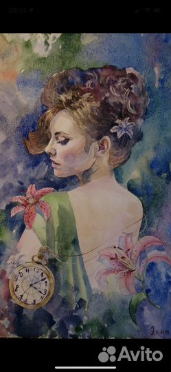 Картины акварель