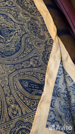 Палантин пейсли 180х65 шелк etro италия