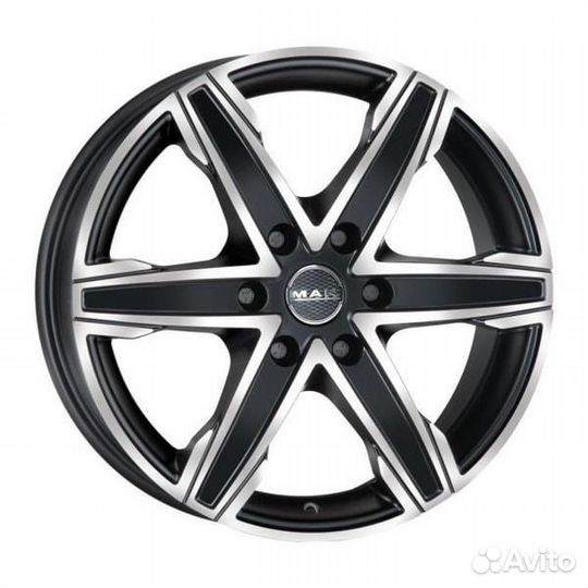 R16 6x130 6,5J ET62 D84,1 MAK King 6 Ice Black