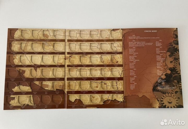 Альбомы для монет США