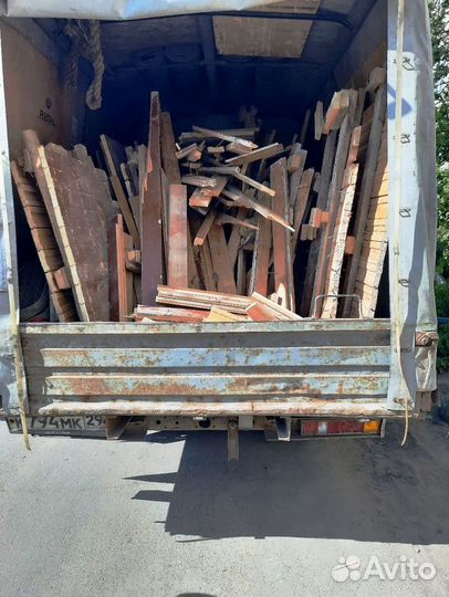 Вывоз мусора на газели