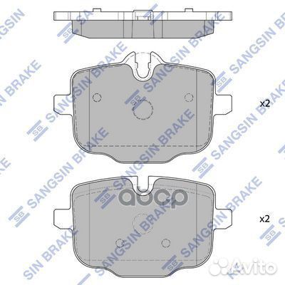 SP1793 колодки дисковые задние BMW F10/F11 3.5