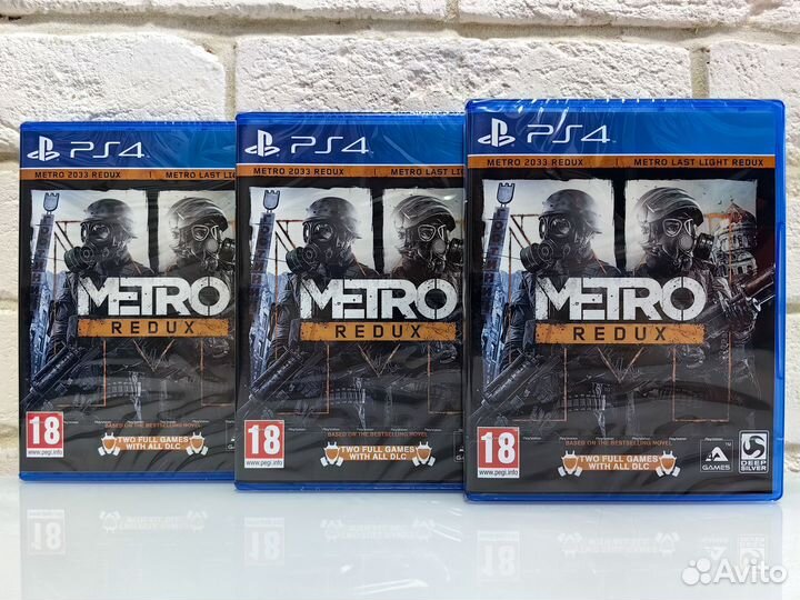 Metro Redux PS4 новый диск