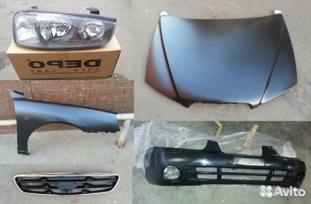 Передние фары hyundai elantra XD