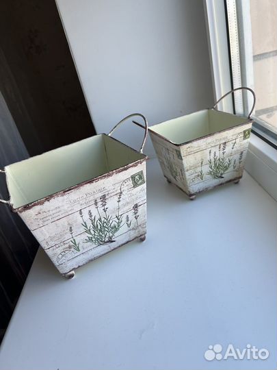 Кашпо металл комплект