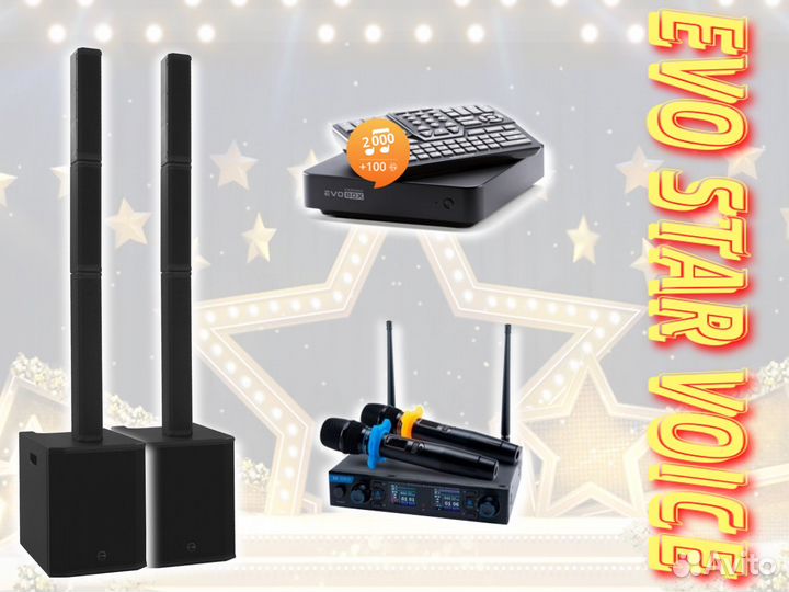Караоке для дома комплект EVO star voice