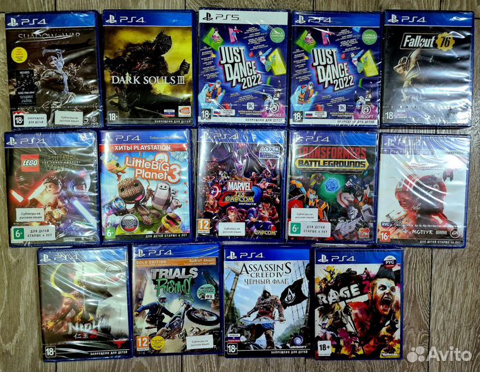 Игры для приставки sony ps4