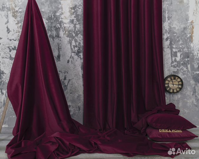 Шторы бархат Богема готовые и на заказ
