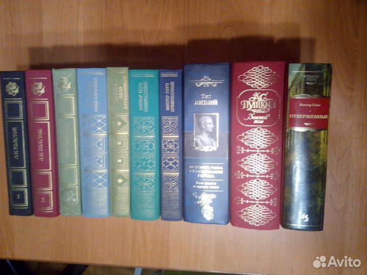 Книги классика в твердой обложке по 100