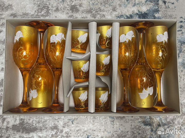 Подарочный набор фужеры+рюмки