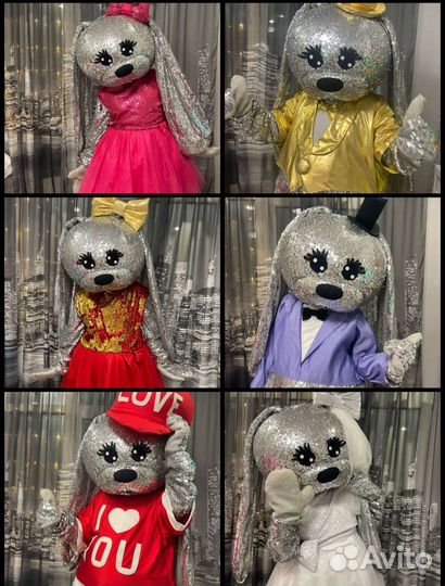 Ростовые куклы,аниматоры, праздники,Мишки,Зайки