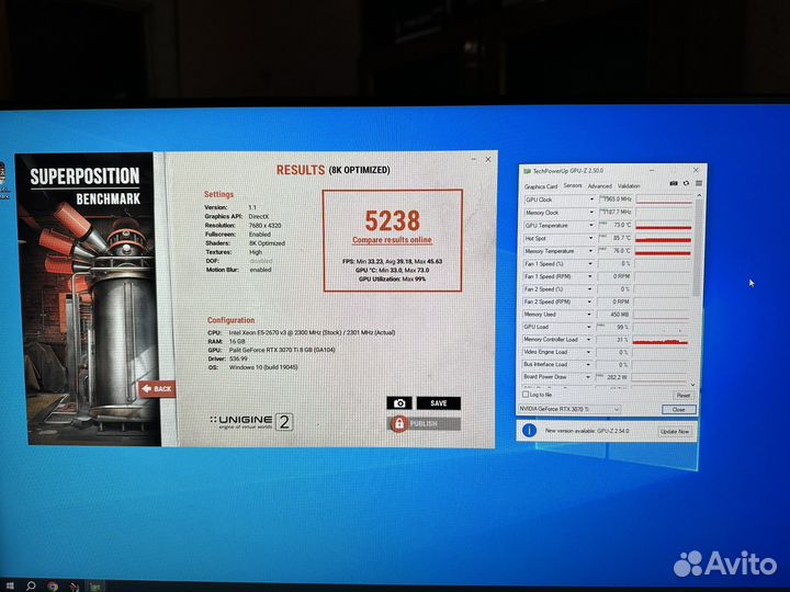 RTX 3070Ti 8gb Palit GamingPro