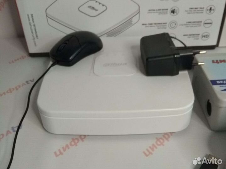 5 камер видеонаблюдения с микрофоном 4Мп Dahua