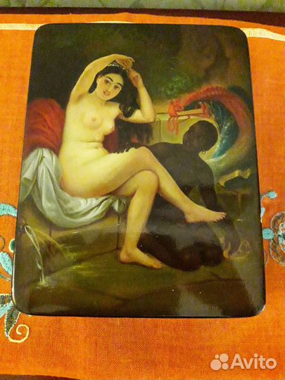 Шкатулка ссср.федоскина.роспись