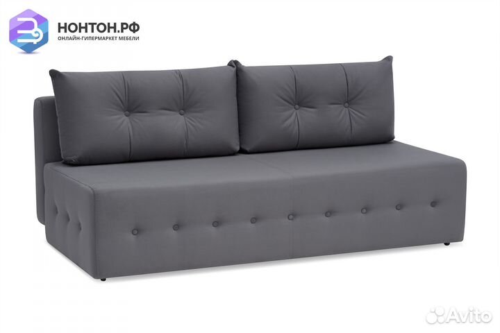Диван еврокнижка Сити темно-серый