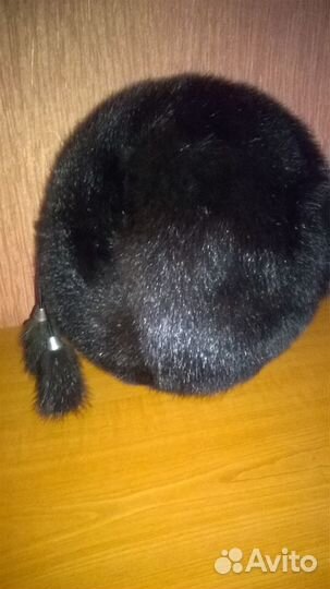 Берет. Шапка. из меха норки