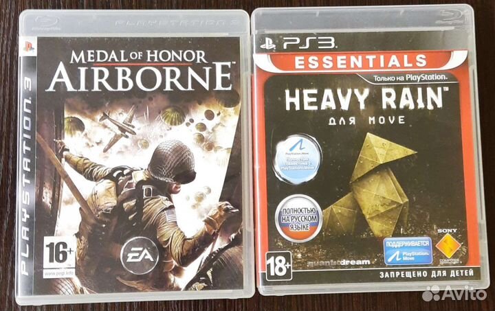 Диски на ps4,ps3