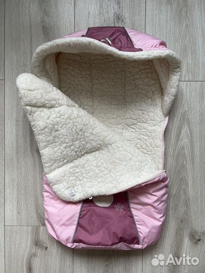 Конверт в коляску зимний на овчине