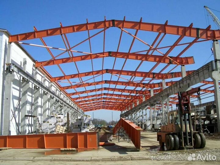 Металлокаркас для ангара