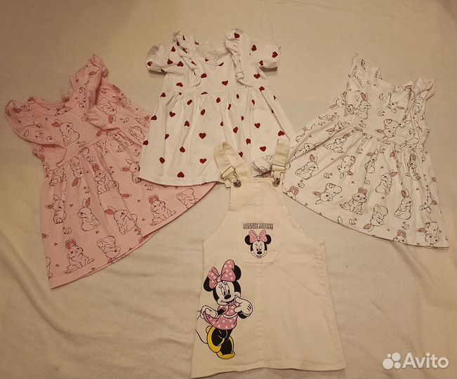 Детские вещи пакетом для девочки 80